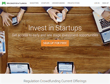 Tablet Screenshot of microventures.com